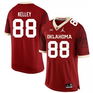 Mens Oklahoma #88 Jordan Kelley Crimson Jordan Brand Limited Player Jerseys 824259-687