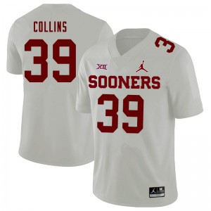 Mens OU #39 Doug Collins White Jordan Brand Stitched Jerseys 435375-391