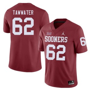 Men OU Sooners #62 Ben Tawwater Crimson Football Jerseys 651641-611