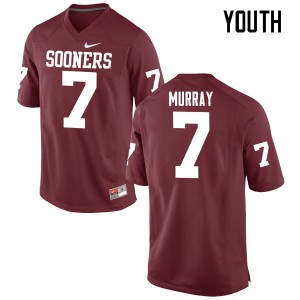 Youth Oklahoma #7 DeMarco Murray Crimson Game Stitched Jersey 440212-232
