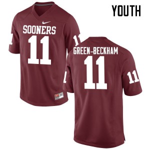 Youth Oklahoma #11 Dorial Green-Beckham Crimson Game Official Jerseys 545950-343