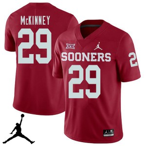 Men Oklahoma Sooners #29 Prentice McKinney Crimson Jordan Brand 2018 Alumni Jersey 867973-803