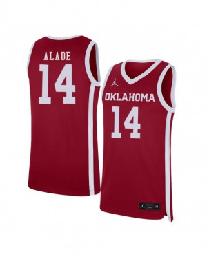 Men OU Sooners #14 Bola Alade Red Home Player Jersey 724596-418