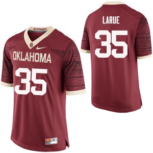 Men Oklahoma Sooners #35 Ronnie LaRue Crimson Limited Football Jersey 448541-775