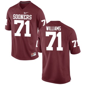 Mens Oklahoma Sooners #71 Trent Williams Crimson Game Player Jerseys 320810-953