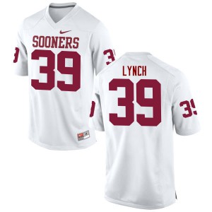 Men's OU #39 Tylon Lynch White Game Stitch Jersey 235860-519
