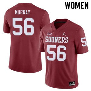 Women OU #56 Chris Murray Crimson High School Jersey 678208-779