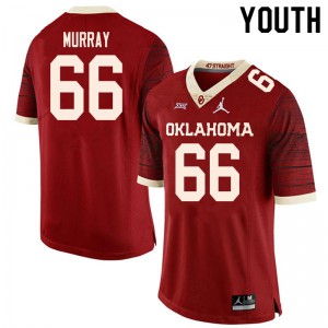 Youth OU #66 Chris Murray Retro Red Throwback Official Jerseys 580590-143