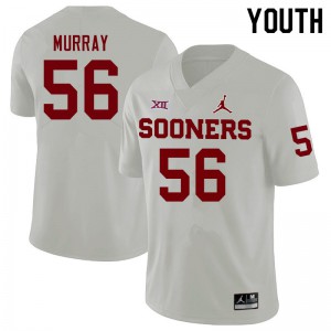 Youth Oklahoma #56 Chris Murray White Stitched Jerseys 301451-607