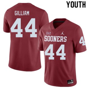 Youth OU #44 Kelvin Gilliam Crimson Player Jerseys 477271-943