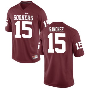Men Sooners #15 Zack Sanchez Crimson Game Stitched Jerseys 110220-906